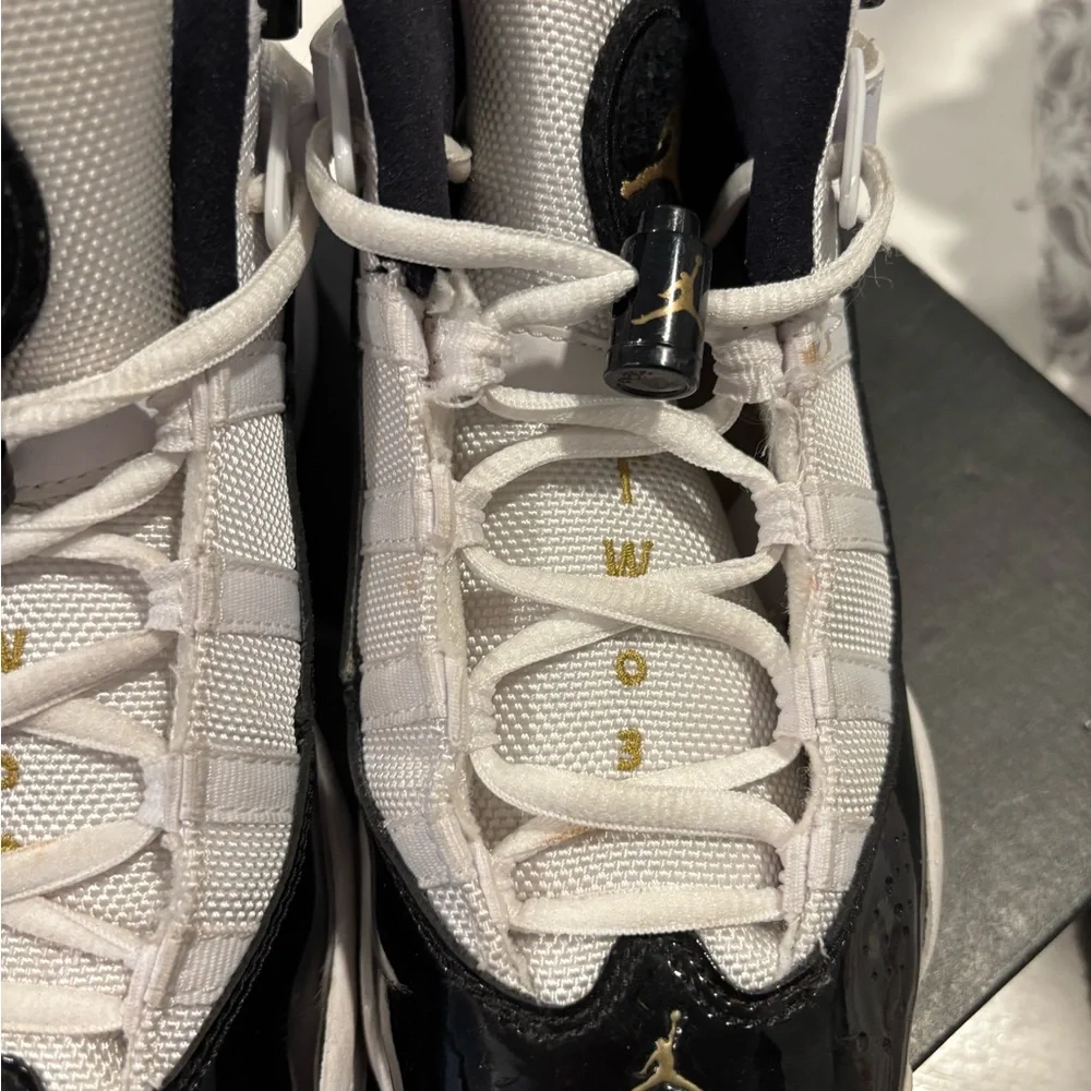 Jordan Retro Black and White Sneakers - Picture 7 of 11